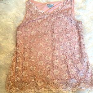 Cute lace tank